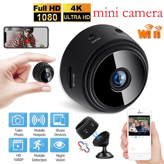 A9 Mini Cámara WiFi Cámara 1080p HD Versión nocturna Micro Grabadora de voz Mini videocámaras inalámbricas Video vigilancia Cámara IP