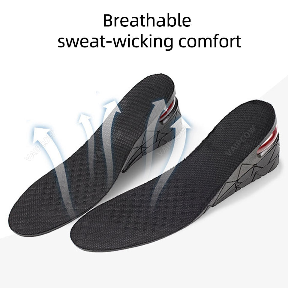 Plantilla Invisible para aumento de altura de 3-9cm, cojín de altura ajustable, plantillas para talón de zapato, inserto de soporte para Taller, almohadilla absorbente para pies